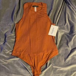 High Neck Sleeveless Bodysuit - Honey & Lemon